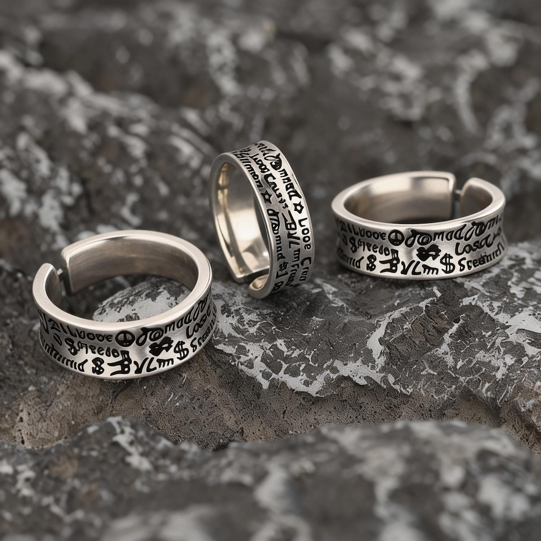 Vintage Graffiti Ring