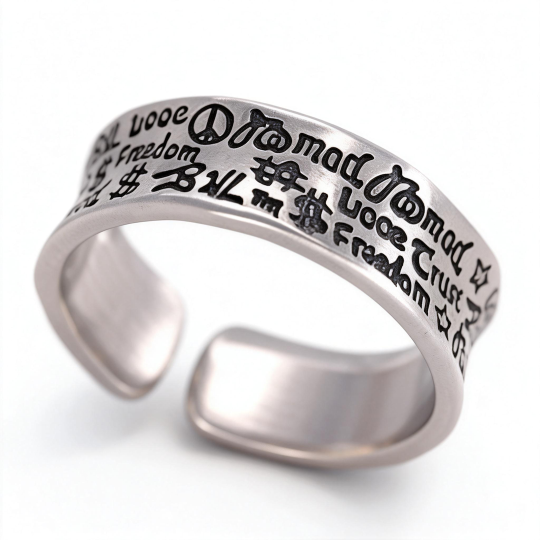 Vintage Graffiti Ring