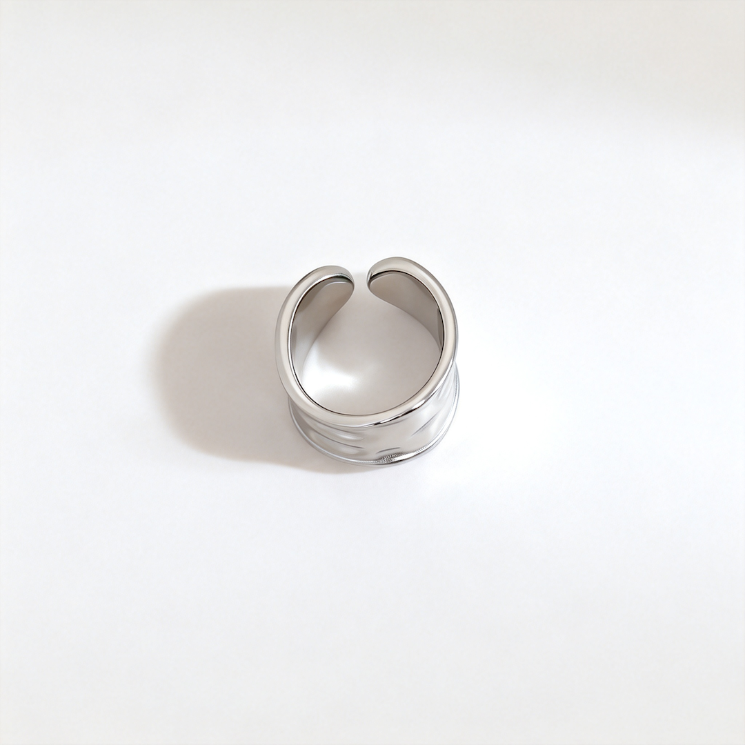 Irregular Pleated Ring