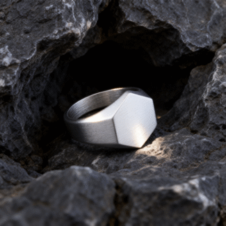Irregular Matt Ring